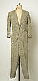 Suit, Wetzel (American, founded 1874), wool, American