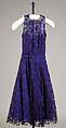 Cocktail dress, Mainbocher French and American, Silk, synthetic, beads, American