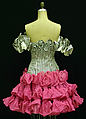 Dress, Oscar de la Renta, LLC. (American, founded 1965), faille, gauze, cotton, plastic, American