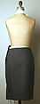 Ensemble, Todd Oldham (American, born 1961), (a) cotton; (b) wool blend; (c) leather, American