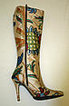 Ensemble, Todd Oldham (American, born 1961), (a) rayon; (b) wool blend; (c) silk; (d, e) silk, plastic, American