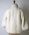 Ensemble, Todd Oldham (American, born 1961), (a) faux fur; (b) silk, plastic, American