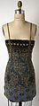 Dress, Todd Oldham (American, born 1961), linen, silk, plastic, American