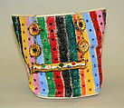 Purse, Todd Oldham  American, straw, metal, rhinestones, American
