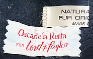 Hood, Oscar de la Renta, LLC. (American, founded 1965), lamb fur, silk, wool, American