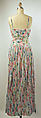 Dress, cotton, American