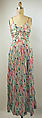 Dress, cotton, American