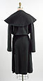 Suit, Bergdorf Goodman (American, founded 1899), (a) wool, silk; (b) silk; (c) wool, American
