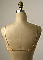 Brassiere, Henri Bendel (American, founded 1895), cotton, American