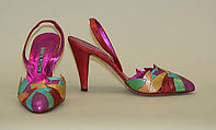 Pumps, Andrea Pfister (French, born Italy, 1942), synthetic, French