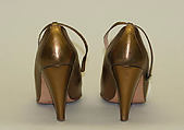 Shoes, Maud Frizon (French, born 1942), leather, French