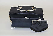 Purse, Judith Leiber  American, silk, silver, American