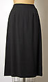 Suit, Gilbert Adrian (American, Naugatuck, Connecticut 1903–1959 Hollywood, California), (a) wool, plastic, rayon; (b) wool, American