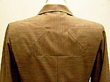 Suit, Gilbert Adrian (American, Naugatuck, Connecticut 1903–1959 Hollywood, California), (a) wool, rayon, plastic; (b) wool, American