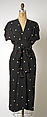 Dress, Gilbert Adrian (American, Naugatuck, Connecticut 1903–1959 Hollywood, California), (a, b) rayon, American