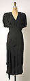 Dress, Gilbert Adrian (American, Naugatuck, Connecticut 1903–1959 Hollywood, California), rayon, American
