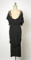 Dress, Gilbert Adrian (American, Naugatuck, Connecticut 1903–1959 Hollywood, California), rayon, silk, American