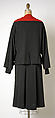 Ensemble, Gilbert Adrian (American, Naugatuck, Connecticut 1903–1959 Hollywood, California), (a) wool, suede; (b, c) wool; (d, e) suede, American