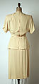 Suit, Gilbert Adrian (American, Naugatuck, Connecticut 1903–1959 Hollywood, California), rayon, American