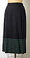 Suit, Gilbert Adrian (American, Naugatuck, Connecticut 1903–1959 Hollywood, California), (a) wool, rayon; (b) wool, American
