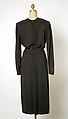 Dress, Gilbert Adrian (American, Naugatuck, Connecticut 1903–1959 Hollywood, California), (a, b) rayon, American