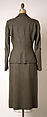 Suit, Gilbert Adrian (American, Naugatuck, Connecticut 1903–1959 Hollywood, California), (a) wool, rayon; (b) wool, American