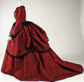 Dress, silk, American or European