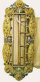 Belt, (a) silk; (b) metal, enamel, American or European