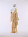 Evening dress, Holly Harp (American, born Buffalo, New York, 1939–1995 Los Angeles), (a, c) silk; (b) nylon, American