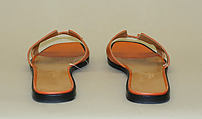 Shoes, Hermès (French, founded 1837), (a, b) leather, French