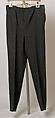 Evening suit, (a, b) wool, silk, probably American