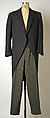 Morning suit, Chipp New York New Haven (American), (a) wool, silk; (b) wool, American