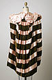 Cape, Elsa Schiaparelli (Italian, 1890–1973), silk, French