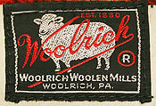 Hunting ensemble, Woolrich Woolen Mills (American, founded 1830), (a, b) wool, American