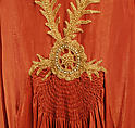 Dress, silk, plastic, American