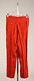 Trousers, linen, American