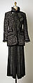 Suit, House of Chanel French, (a, d) wool; (b) silk; (c) cotton, French