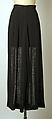 Suit, House of Chanel (French, founded 1910), (a, d) wool; (b) silk; (c) cotton, French