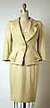 Suit, House of Dior (French, founded 1946), (a–c) silk, French