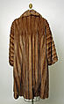 Coat, Fendi (Italian, founded 1925), fur, Italian