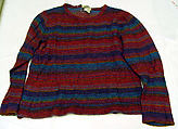 Ensemble, Missoni (Italian, founded 1953), (a, b) wool/mohair blend; (c) wool blend, plastic, Italian