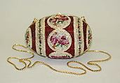 Minaudière, Judith Leiber (American, born Hungary, Budapest 1921–2018 Springs, New York), (a) rhinestone, gold, faux pearls; (b) gold; (c) gold, glass, American