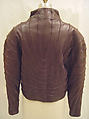 Coat, Claude Montana (French, 1949–2024), leather, French