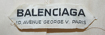 Suit, House of Balenciaga (French, founded 1937), (a) wool, metal; (b) wool, French