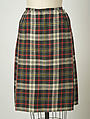 Suit, House of Balenciaga (French, founded 1937), a) wool, plastic; b) wool, French