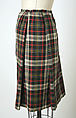 Suit, House of Balenciaga (French, founded 1937), a) wool, plastic; b) wool, French