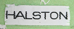 Dress, Halston (American, Des Moines, Iowa 1932–1990 San Francisco, California), synthetic, plastic, American