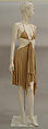 Dress, Callaghan (Italian, founded 1966), (a) rayon, metal; (b) suede, plastic (acrylic), Italian