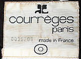 Ensemble, André Courrèges (French, Pau 1923–2016 Neuilly-sur-Seine), cotton, plastic (polyurethane), French