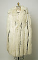 Cape, fur, silk, American